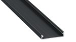 Lumines profile type SOLIS anodized black, 1 m